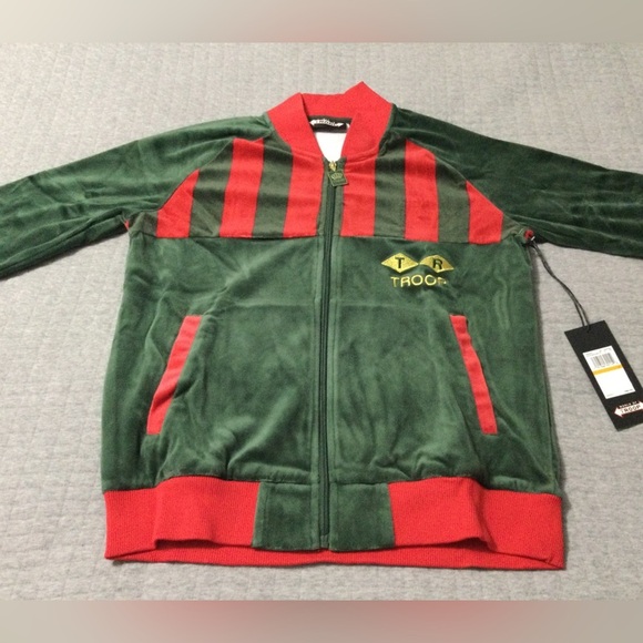 World of Troop Double Diamond Warm Up Top Full Zip Size S - Picture 2 of 11